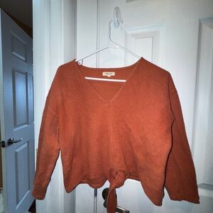 Madewell rust colored crop